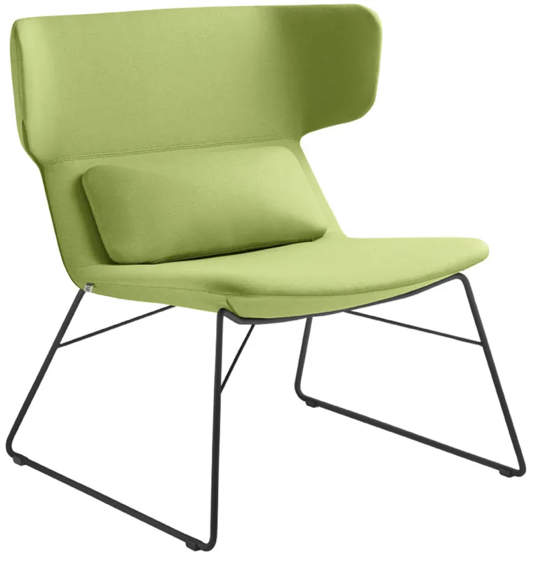 Designové křeslo FLEXI LOUNGE,FL-L-Q-N1, černá podnož Levný