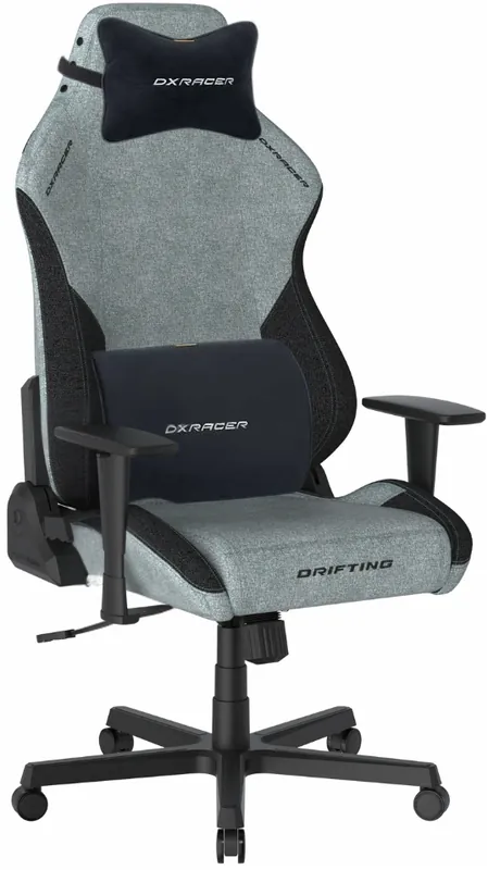 Aktuální DXRACER - Herní židle DXRacer DRIFTING šedo-černá, látková – pro dlouhé sezení 8–12 h