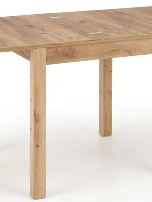 Zlevněný Jídelní rozkládací stůl GRACJAN dub craft 80-160x80 cm