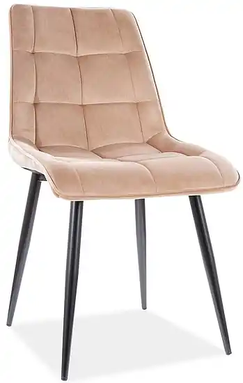 Jídelní židle CHIC VELVET béžová Bezpečná Platba