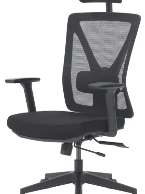 Objednat Nyní Kancelářská židle KOLINN černá, ergonomická – pro dlouhé sezení 8–12 h