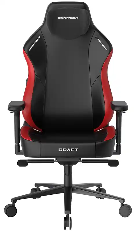 DXRACER - Herní židle DXRacer CRAFT černo-červená – pro dlouhé sezení 8–12 h Zlevněný