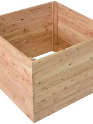 Záhon vyvýšený PREMIUM MODŘÍN, 70x70x50cm dřevěný Originální