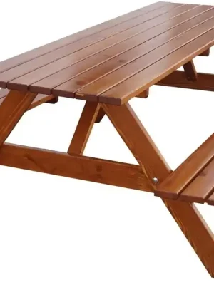 Zahradní set PIKNIK dřevěný - 200 cm - lakovaný Hit Sezóny