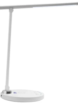 Chytrá LED lampa 32LED-04 – bezdrátové nabíjení mobilu, USB porty, stmívání a nastavení barvy světla Cenově Výhodný