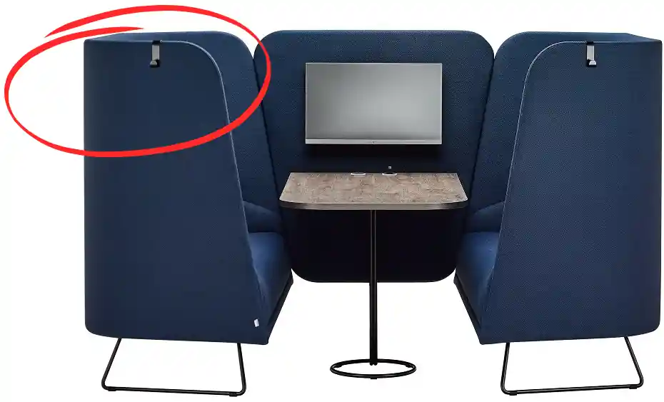 Must-Have sedačka s panelem OX 5285 pro ORGANIX PRIVACY BOX