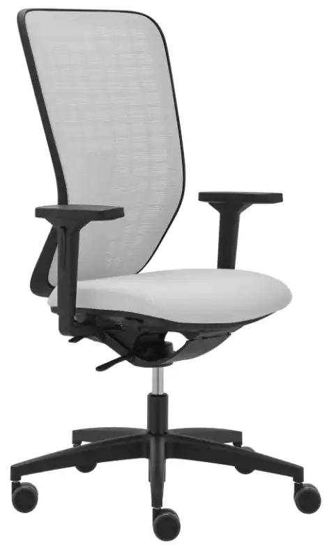 Sleva kancelářská židle SPACE SP 1523.093 šedá, ergonomická, balance – pro dlouhé sezení 8–12 h