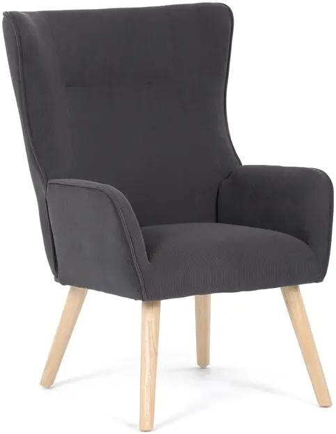Autentický křeslo ušák 314 GREY2 šedé