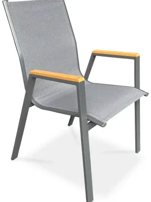 zahradní židle AZC-S1050 GREY šedá Nejlepší Volba