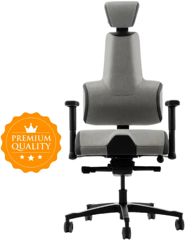 Zdravotní ergonomická židle Therapia Energy+ Black Color Collection – pro dlouhé sezení 8–12 h Hit Sezóny