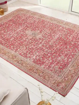 Zlevněný Orientální bavlněný koberec Old Marrakesch XXL červená béžová 350x240cm