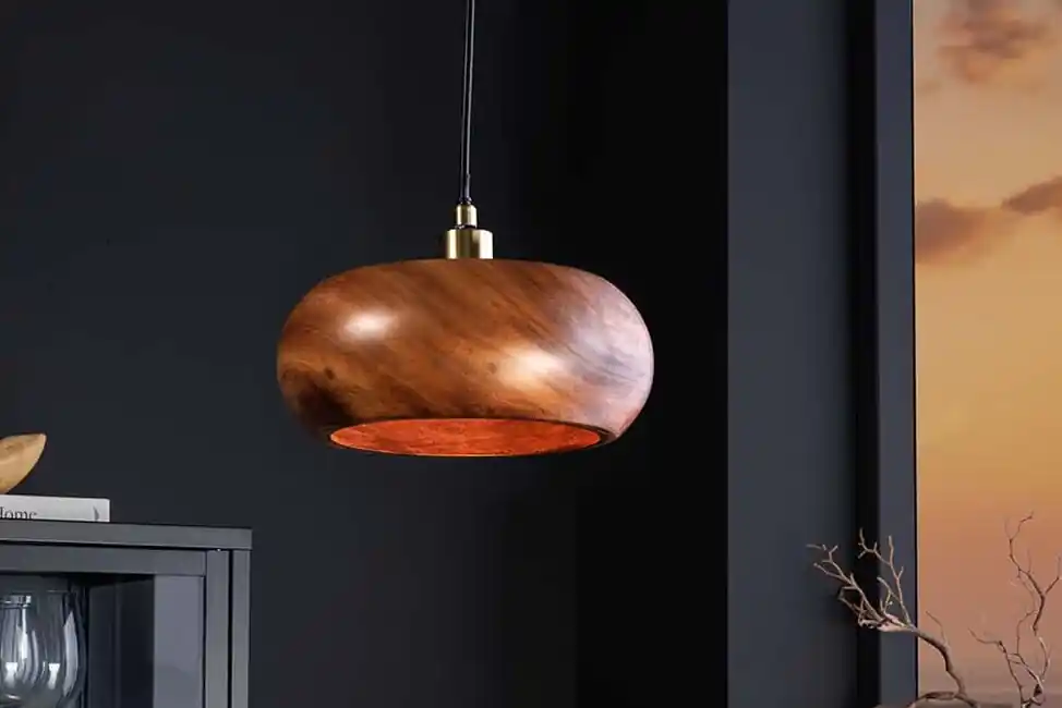 Výhodná Nabídka Terra – závěsná lampa z akáciového dřeva