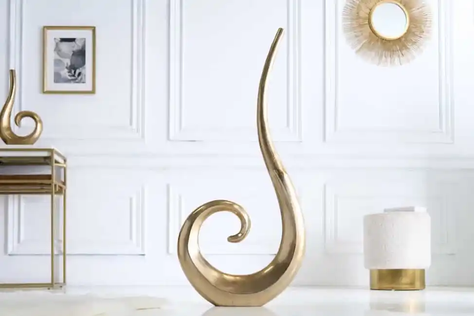 Moderní dekorativní váza Hokai zlatá 106cm Top Prodej