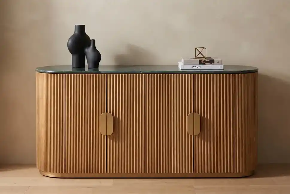 Designová komoda Veneziano se zeleným mramorem 170 cm Kup Teď