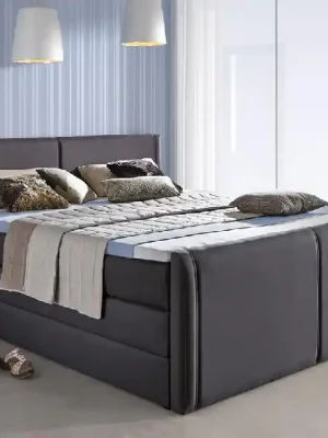 Zlevněný Postel boxspring Porto 180x200 s úložným prostorem - výběr barev