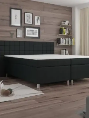 Značkový Postel boxspring Hard box 160x200 černá