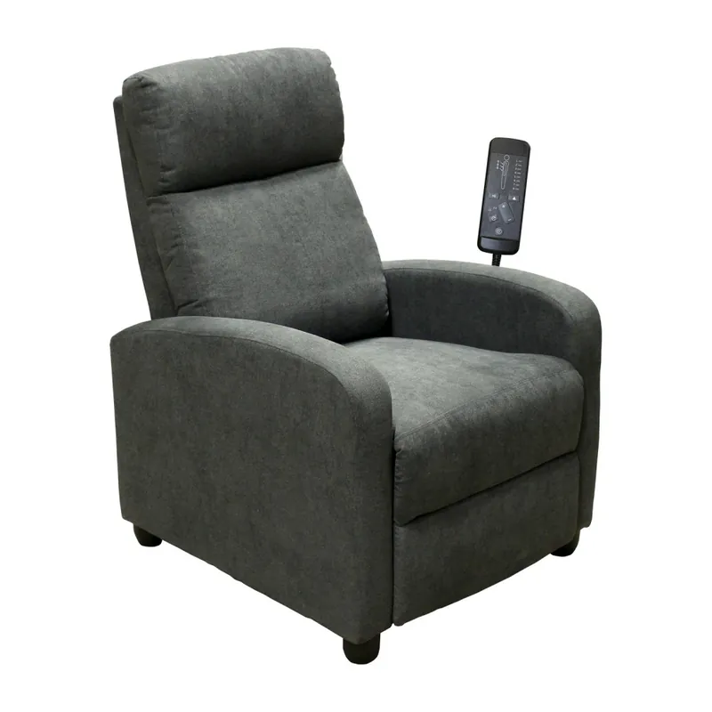 Masážní křeslo DELUXE šedé Vysoce Kvalitní