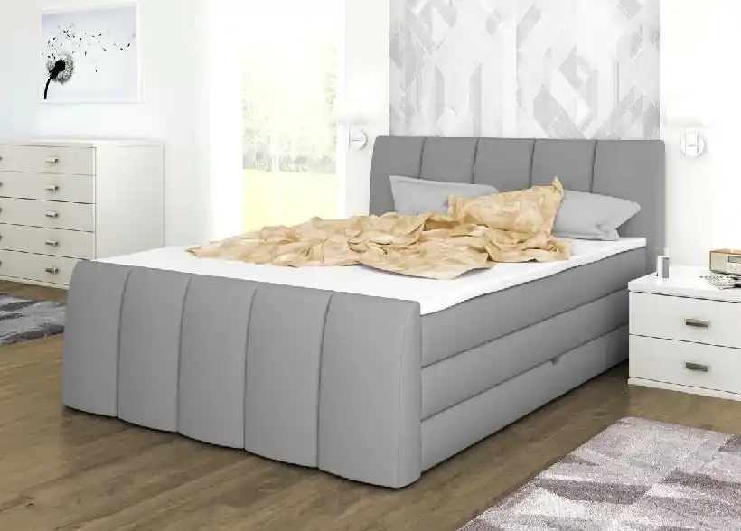 Postel boxspring London 120x220 s úložným prostorem - výběr barev Značkový