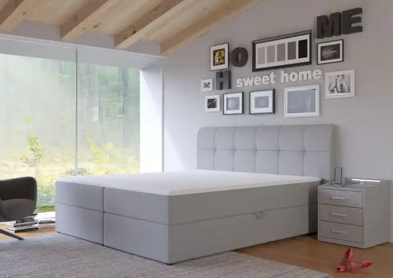 Kontinentální postel boxspring Izmir 160x200 Inari 91 - s úložným prostorem Dokud Zásoby Vydrží