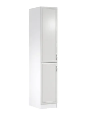 Must-Have Potravinová skříňka D40SP, bílá / sosna Andersen, levá, SICILIA