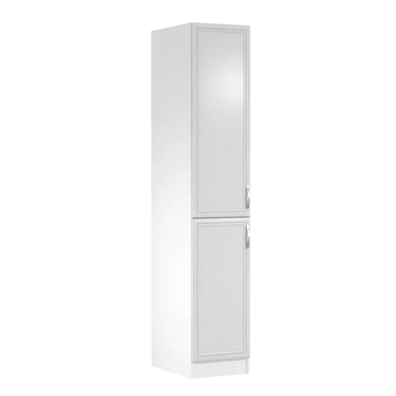Must-Have Potravinová skříňka D40SP, bílá / sosna Andersen, levá, SICILIA
