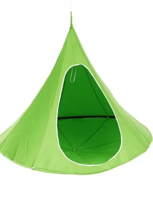 Závěsné houpací křeslo, zelená, KLORIN NEW KLASIK CACOON HAMMOCK Nakupujte Hned
