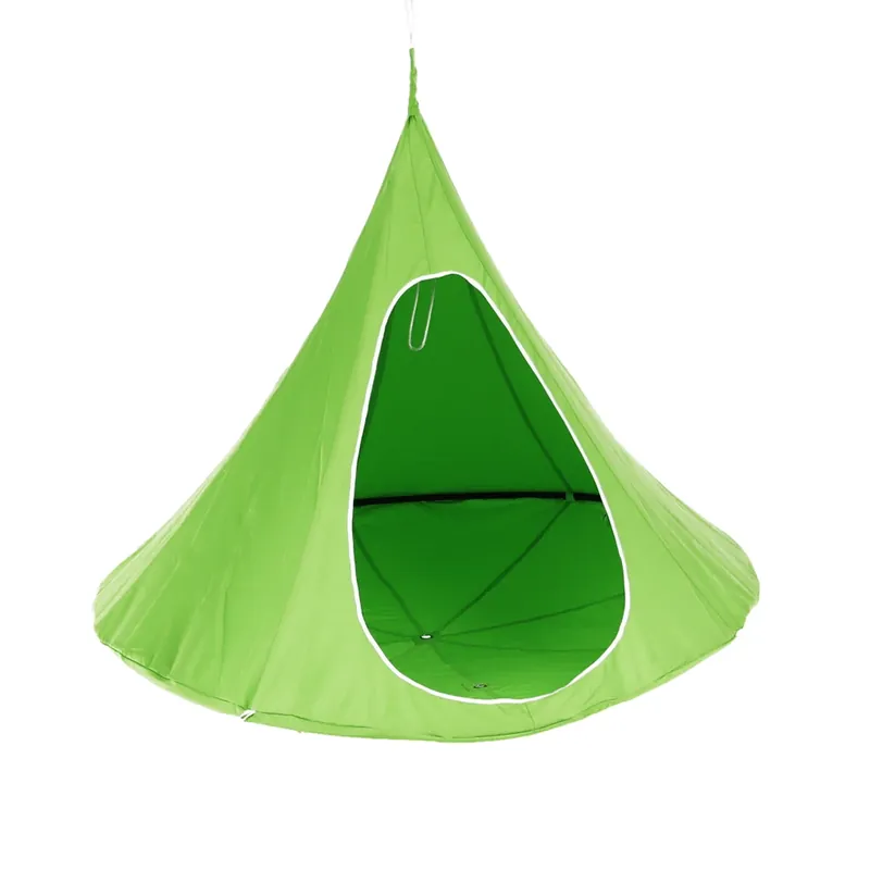 Závěsné houpací křeslo, zelená, KLORIN NEW KLASIK CACOON HAMMOCK Nakupujte Hned