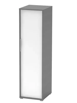 Značkový Věšáková skříň, grafit / bílá, RIOMA NEW TYP 20