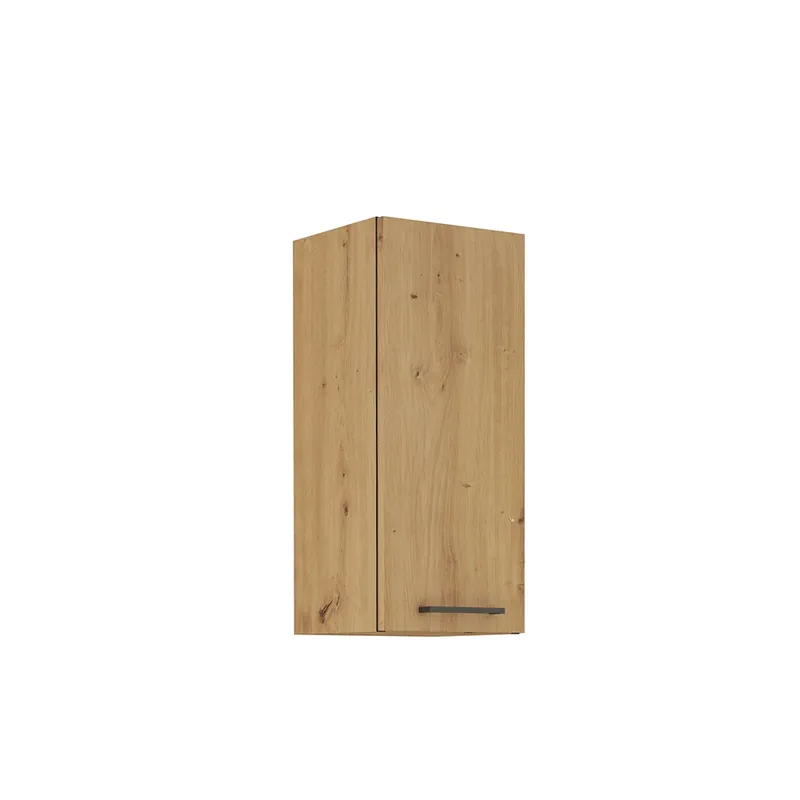 Oblíbený Horní skříňka, černý mat / dub artisan, Monro 30 G-72 1F