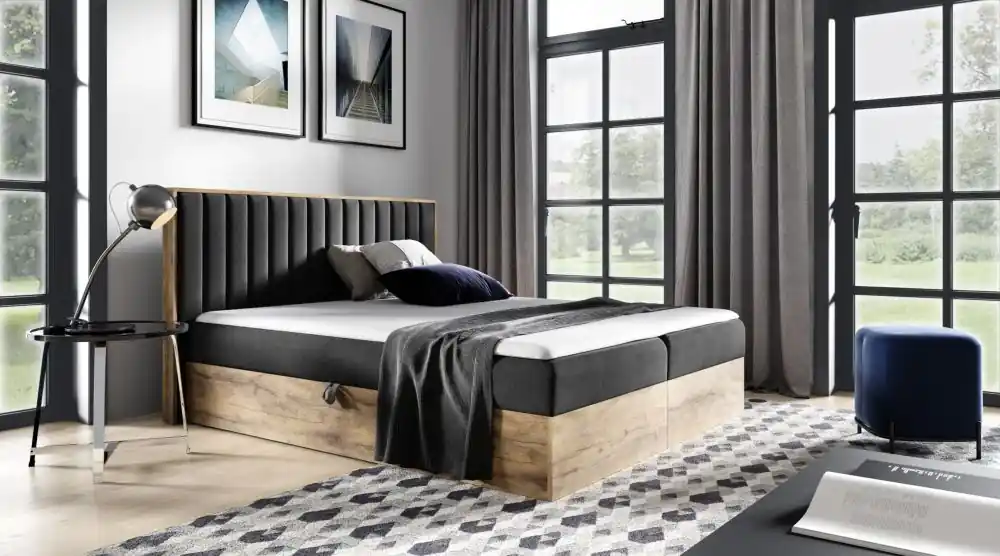 Postel boxspring Huron 120x200 cm - výběr barev Přímo Od Výrobce
