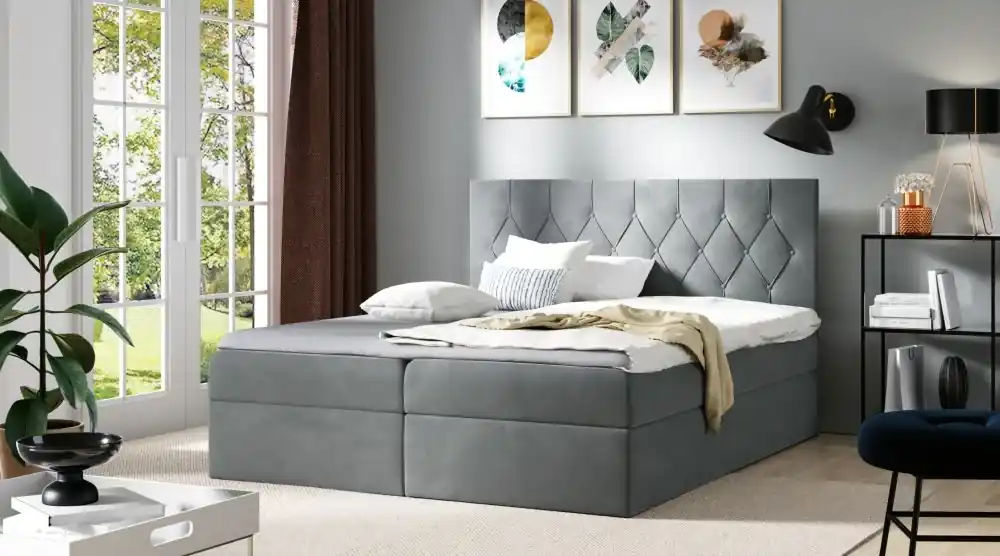 Postel boxspring Aura 180x200 cm - výběr barev Sleva