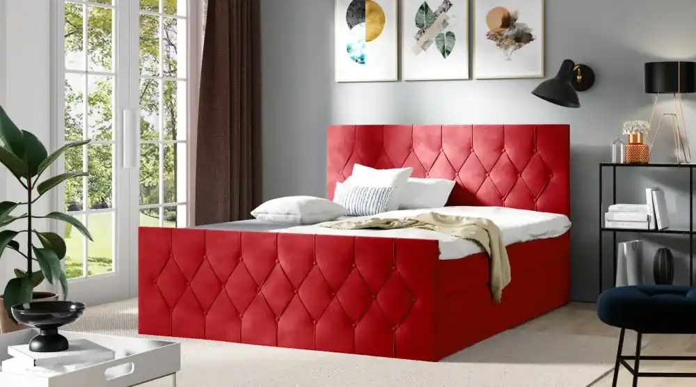 Postel boxspring Aura Lux 180x200 cm - výběr barev Novinka