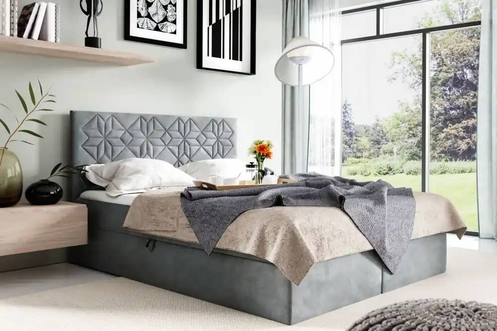 Sezónní Sleva Postel boxspring Primo 1 140x200 cm - výběr barev