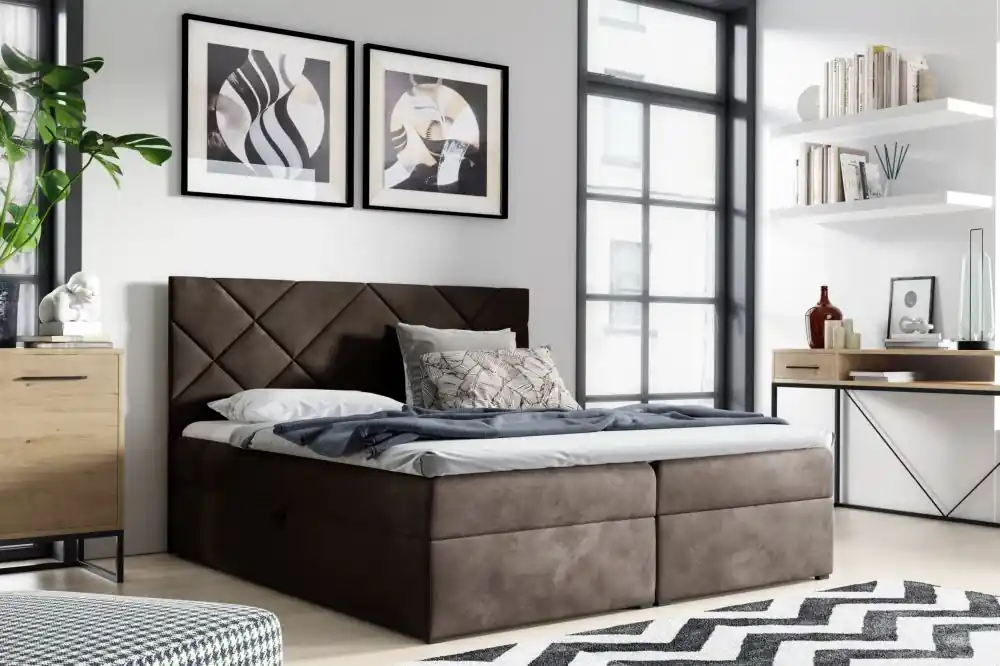 Postel boxspring Primo 3 120x200 cm - výběr barev Ihned K Objednání