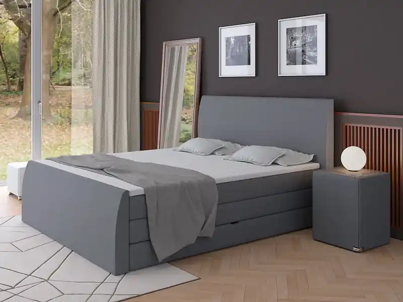 Hit Sezóny Postel boxspring Preston 160x200 s úložným prostorem - výběr barev