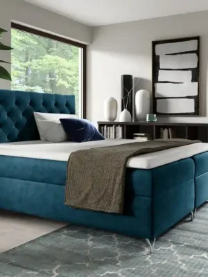 Značkový Boxspring postel Dora 140x200 cm - výběr barev