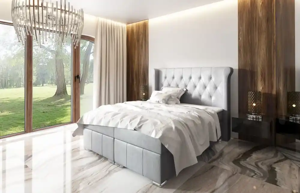 Autentický Boxspring postel Neptun 180x200 cm - výběr barev