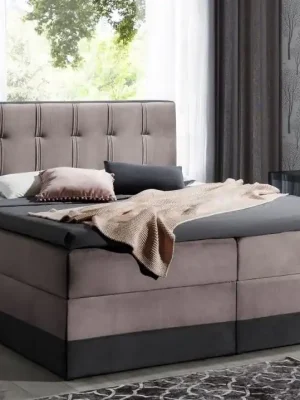 Značkový Postel boxspring Merol 140x200 cm - výběr barev
