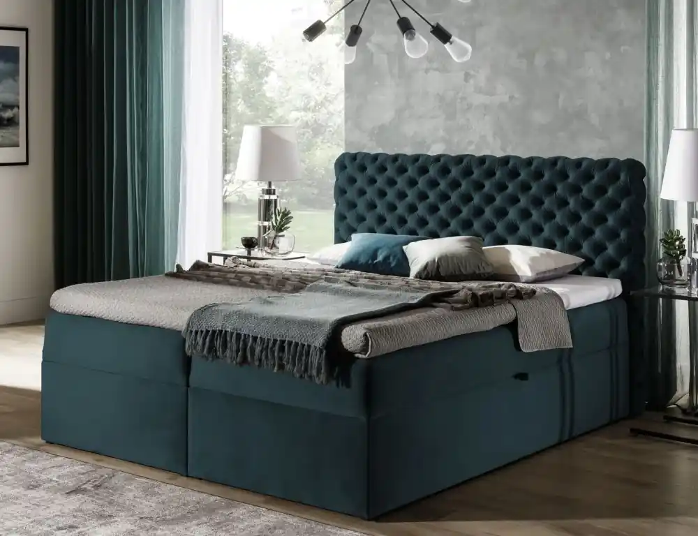 Originální Postel boxspring Trend 160x200 cm - výběr barev