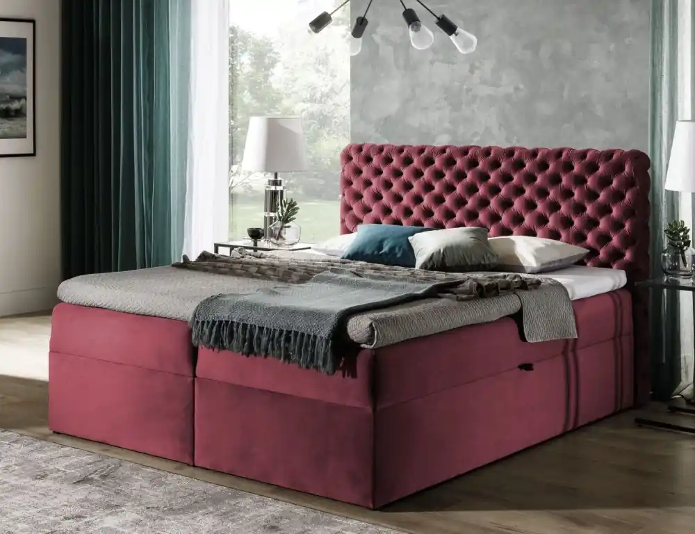 Ihned K Objednání Postel boxspring Trend 200x200 cm - výběr barev