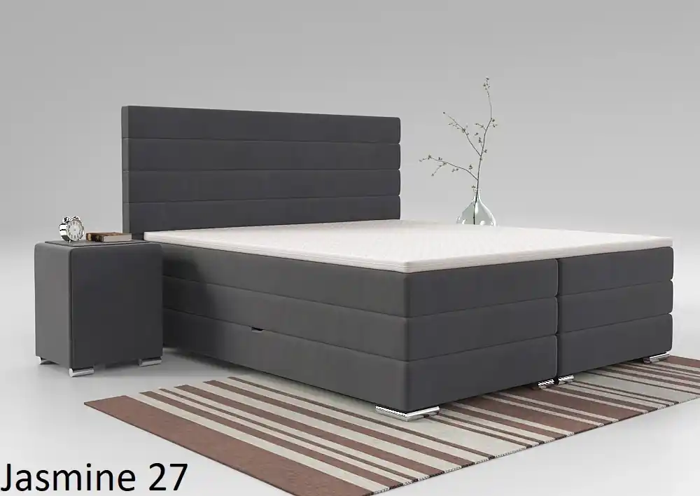 Postel boxspring Lincoln 260x200 s úložným prostorem - výběr barev Cenový Hit