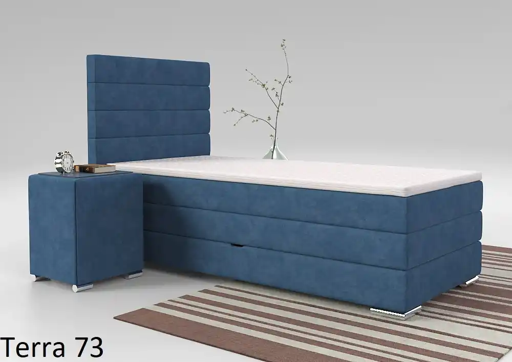 Nízká Cena Postel boxspring Lincoln 110x200 s úložným prostorem - výběr barev