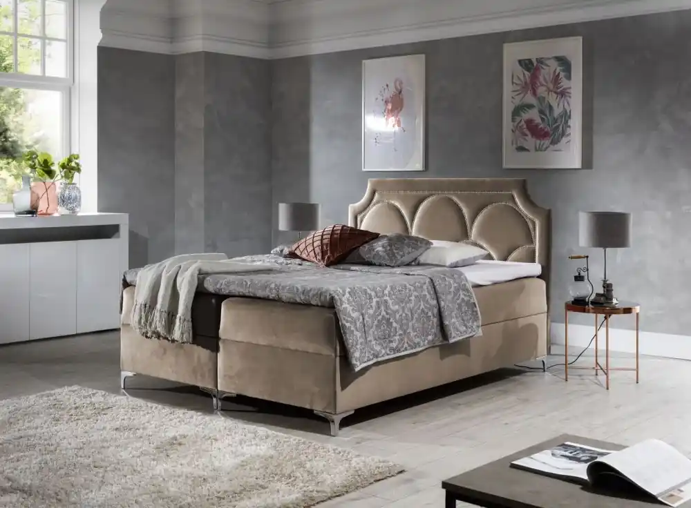 Boxspring postel Chester 180x200 cm - výběr barev Sleva