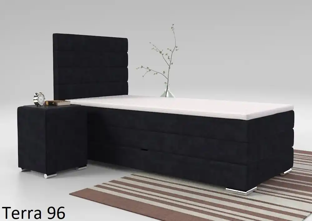 Postel boxspring Lincoln 90x200 s úložným prostorem - výběr barev Přímo Od Výrobce