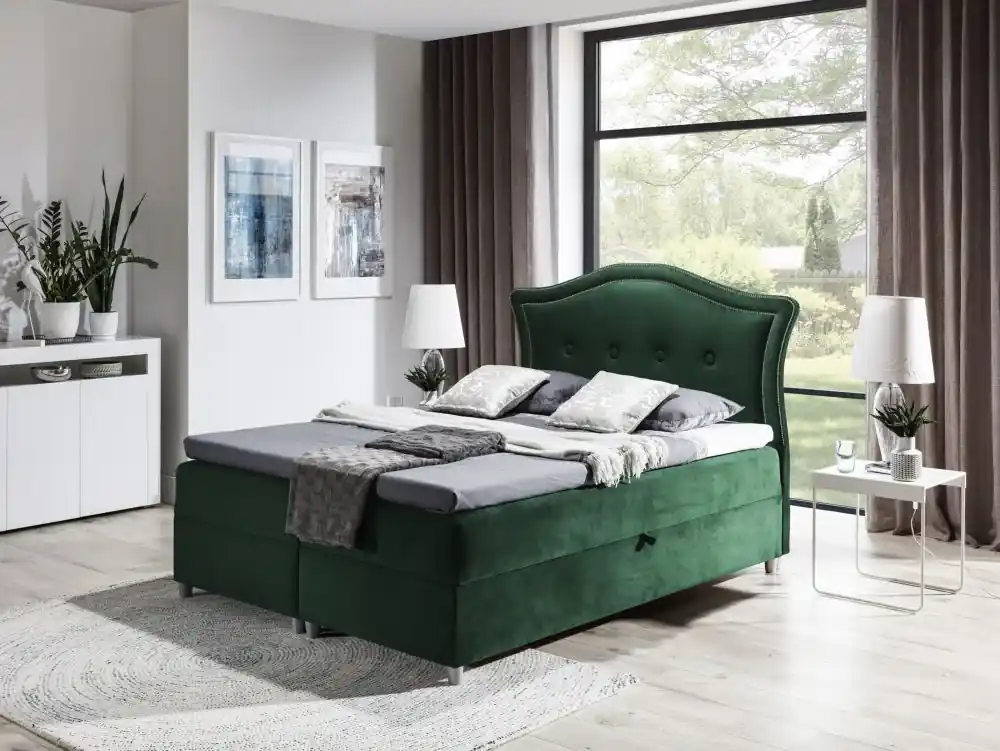 Časově Omezené Boxspring postel Best 180x200 cm - výběr barev