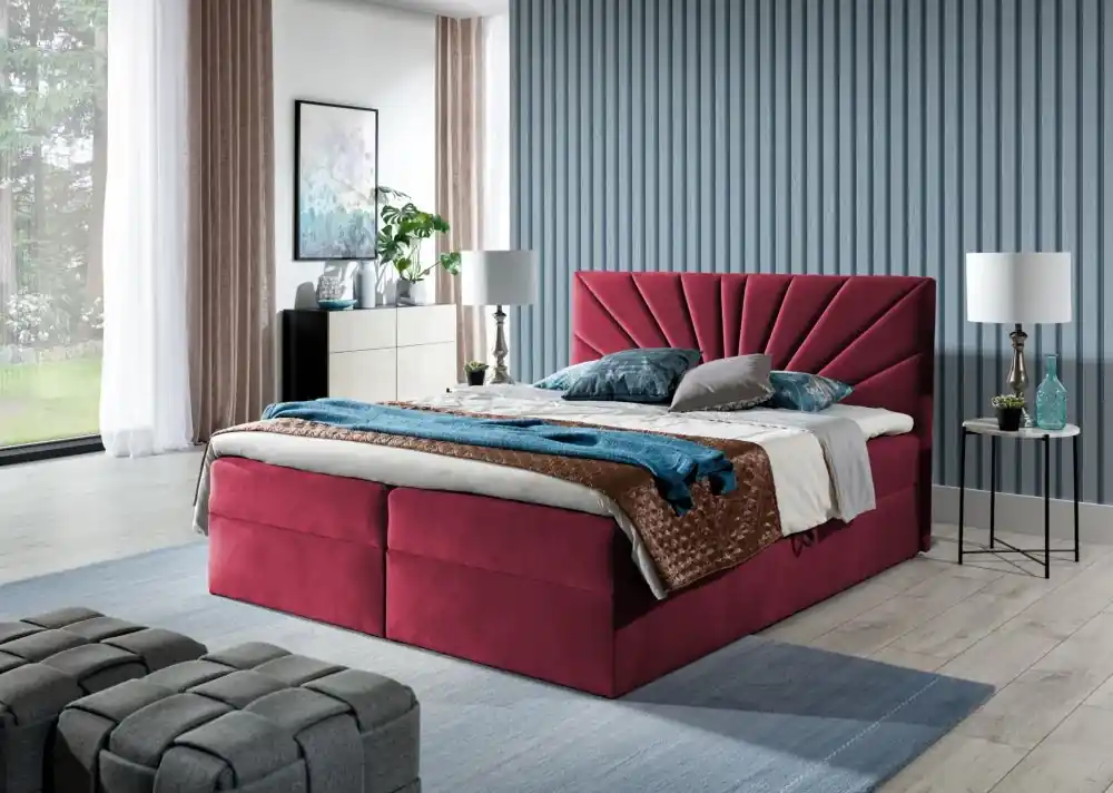 Postel boxspring Liam 180x200 cm - výběr barev Horká Nabídka