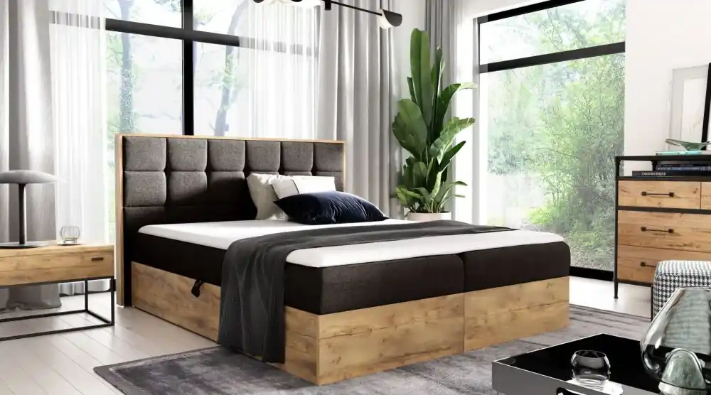 Postel boxspring Kronos 260x200 cm - výběr barev Víkendová Akce