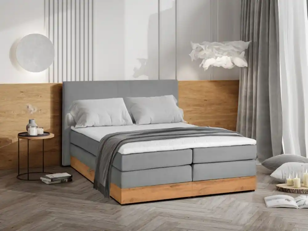 Postel boxspring Fox 180x200 s úložným prostorem - výběr barev Cenová Bomba