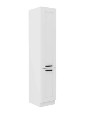 Vysoká skříňka, bílá, LULA 40 DK-210 2F Sleva