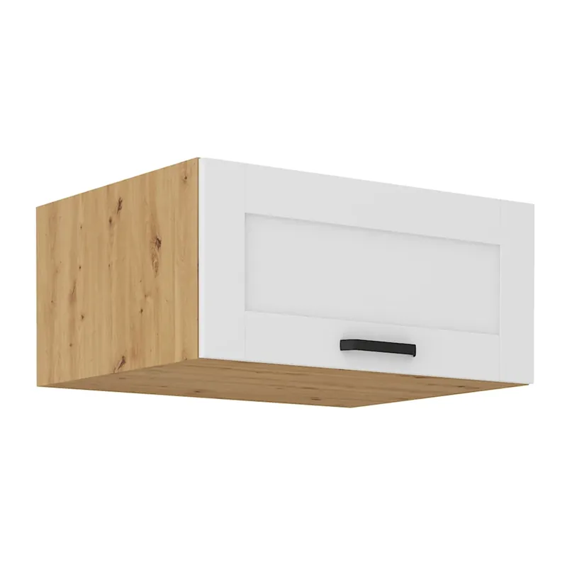 Expresní Doručení Horní skříňka, bílá/dub artisan, LULA 80 NAGU-36 1F